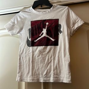 Boys white Nike top size M